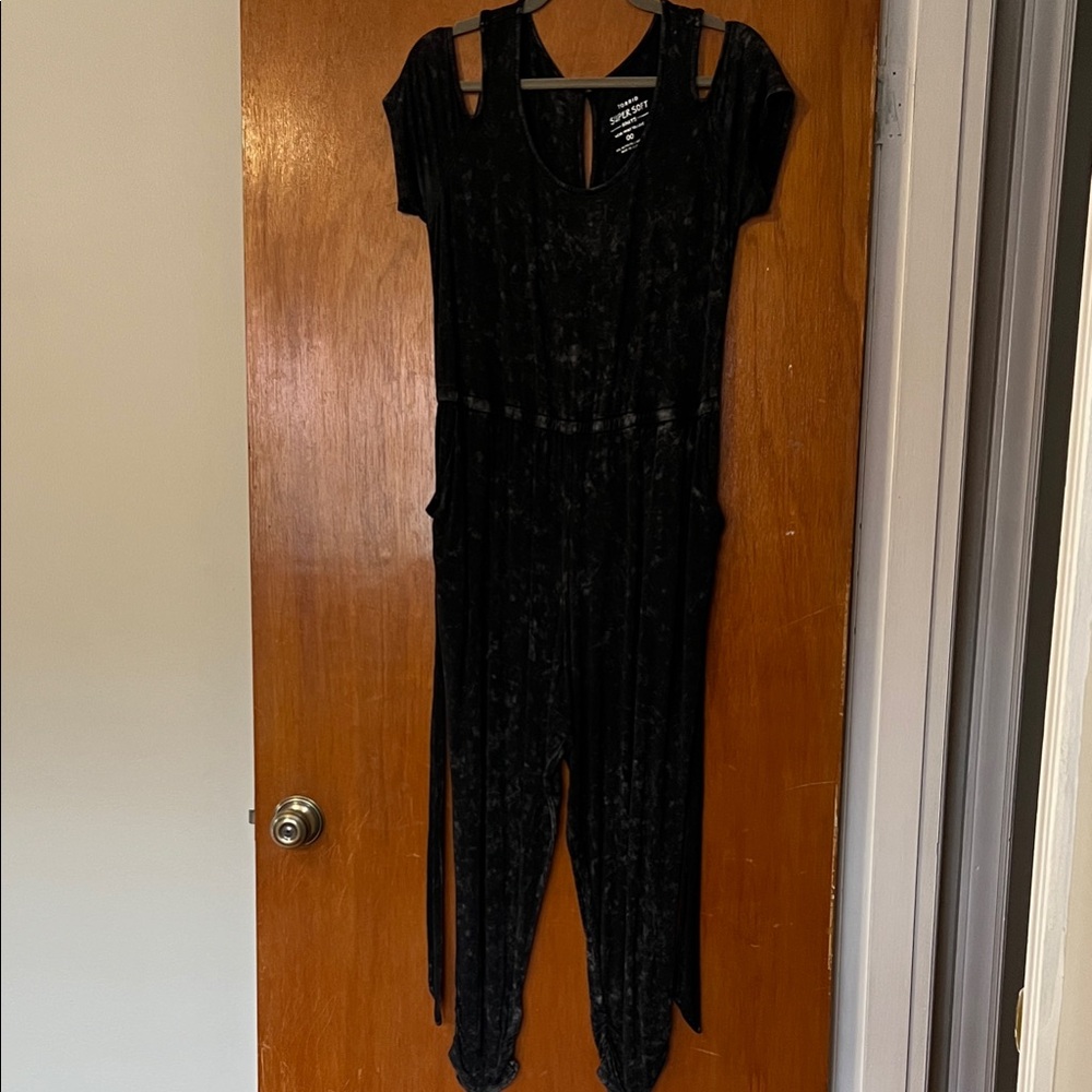 Torrid Black Cut-Out Jumpsuit